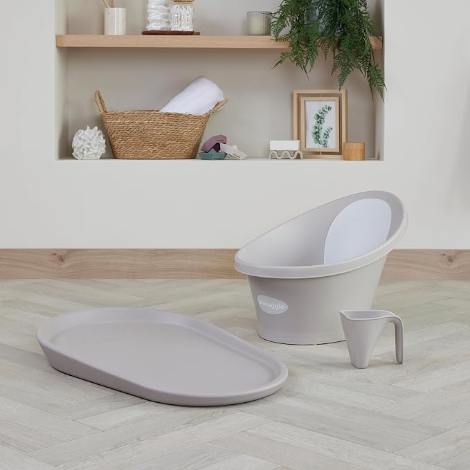 Shnuggle Newborn Baby Bath | Built in Support Bump and Soft Backrest | Suitable - Image 8