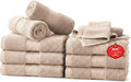 Ample Decor Wash Cloths Pack of 10, Oeko Tex Certified 600 GSM 100% Cotton Soft by AmpleDecor