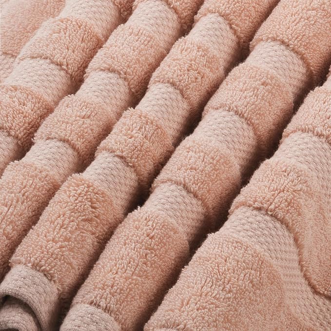 SOFE H&L | Olea Luxury Turkish Cotton Bath Towel Set of 1 : 1 Jumbo Bath Towel - Image 4
