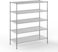 21" Deep x 54" Wide x 64" Height Wire Shelving Kit | 5-Tier | NSF Commercial by Regal+Altair