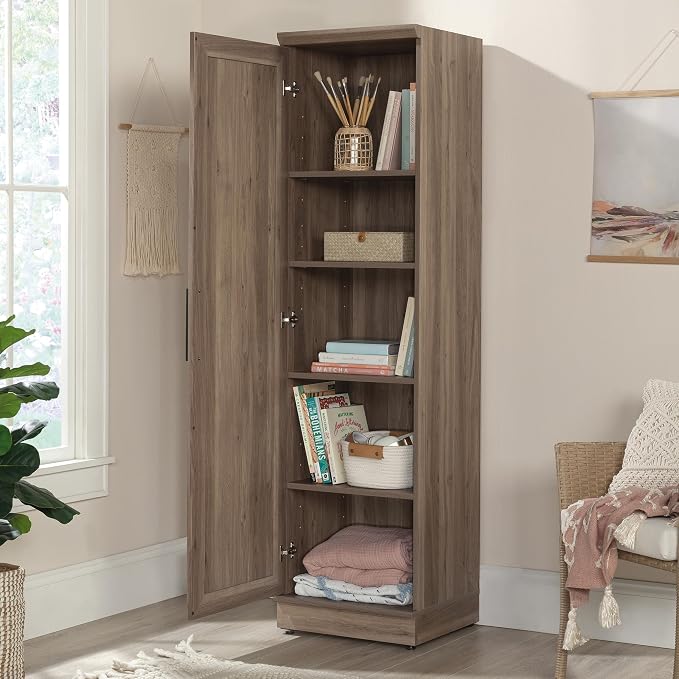 Sauder HomePlus Kitchen Pantry Storage Cabinet Slim Single Door - Image 4