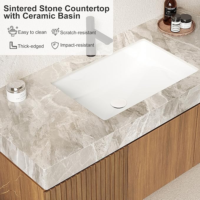 Ambrovina 36" Floating Bathroom Vanity - Image 4