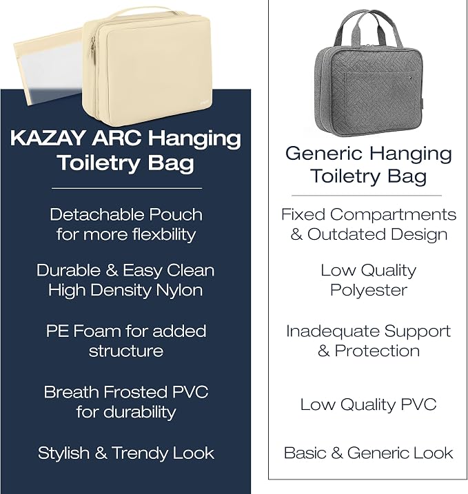 KAZAY Hanging Toiletry Bag - Image 5
