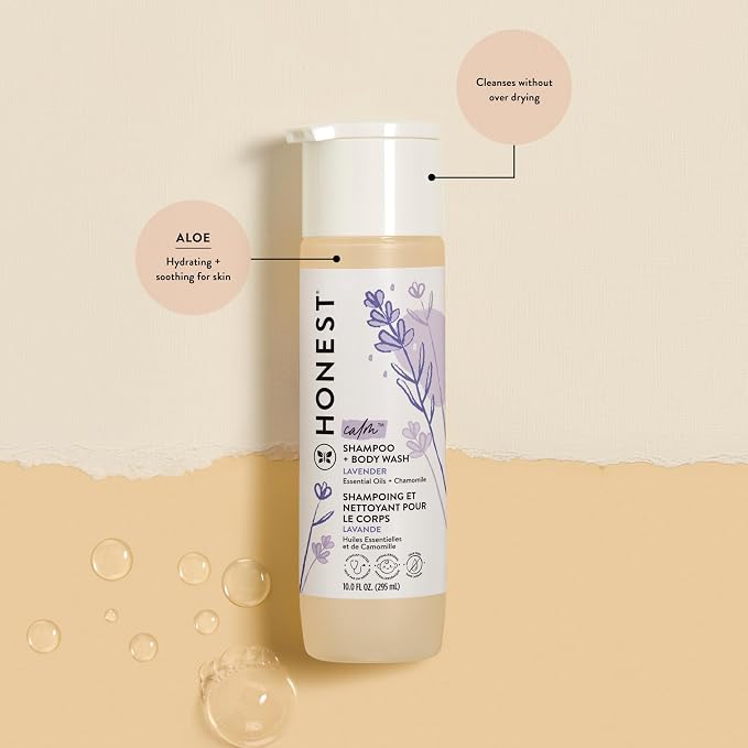 The Honest Company 2-in-1 Cleansing Shampoo and Body Wash Face Lotion Bundle - Image 2