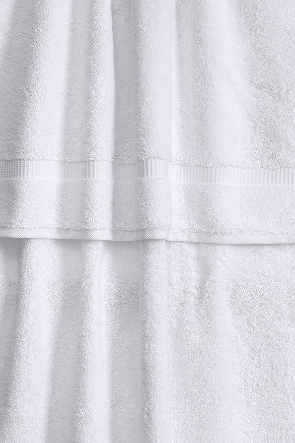SALBAKOS 100% Turkish Cotton Bath Towel Set of 4 27x54 inch | Heirloom Quality - Image 7