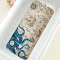 Bathtub Mat Non Slip, Octopus Extra Long Bath tub Mat Shower Floor Mat by BathtubMat