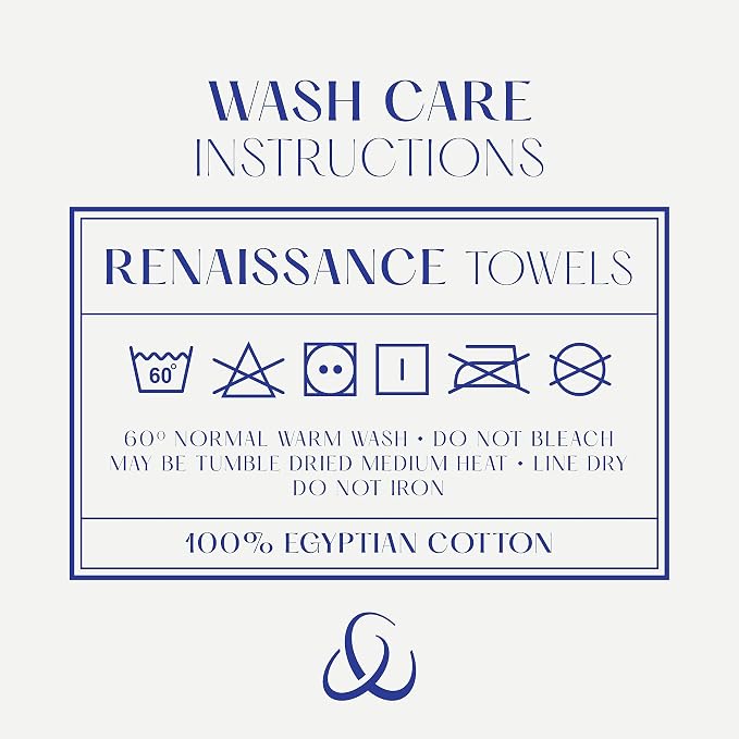 Christy Renaissance 4 Piece Blue Towel Set | 100% Egyptian Cotton | Luxury - Image 5