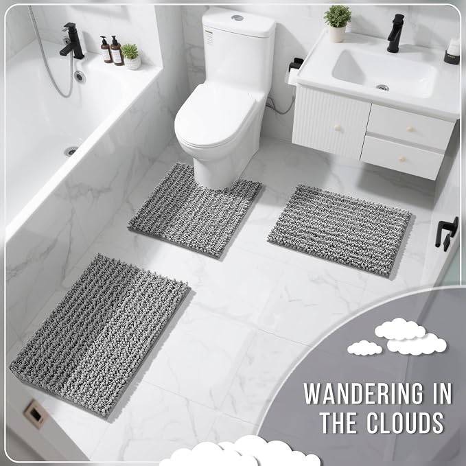 Yimobra Bathroom Rugs Sets 2 Piece - Image 6