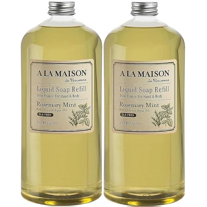 A LA MAISON French Liquid Hand Soap Refill, Rosemary Mint by ALaMaison