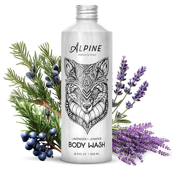 Alpine Provisions Natural Lavender + Juniper Moisturizing Body Wash – Hydrating by AlpineProvisions