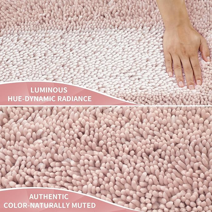 Yimobra Long Bathroom Rug Non Slip 44x24 Inch, Extra Thick Soft Absorbent - Image 3