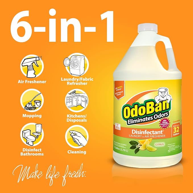 OdoBan Aroma Eliminator Set, Made in the USA, 10 Ounce 360-Degree Continuous - Image 6