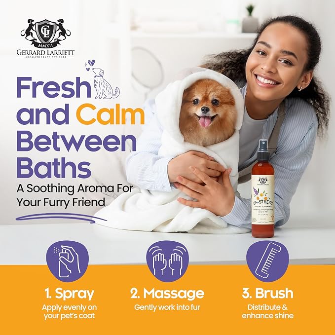 Dog Shampoo and Conditioner Aromatherapy Pet Bundle Set Itchy Skin Relief - Image 3