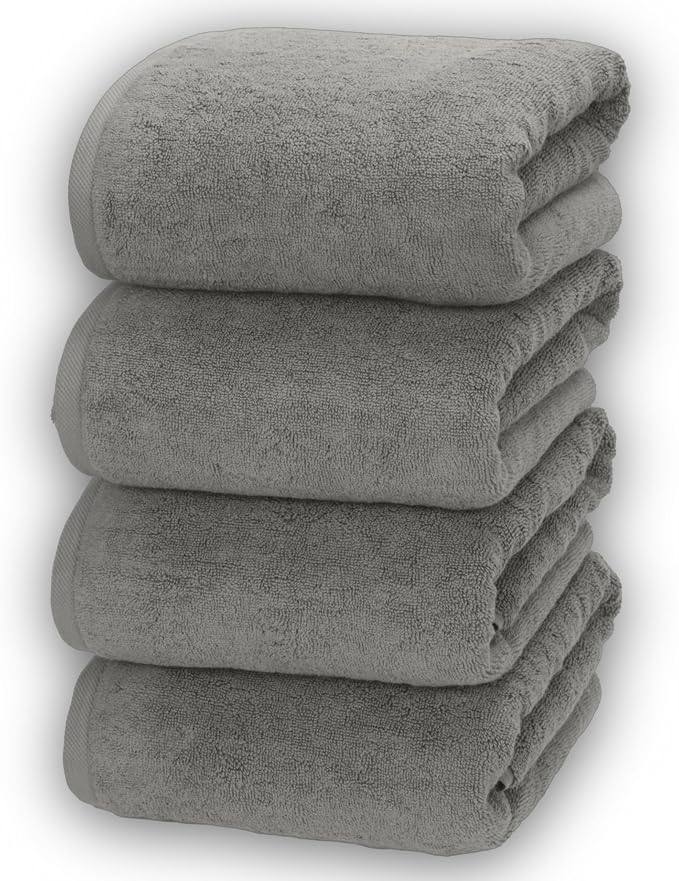 Soleil Fine Goods Luxurious 800 GSM 100% Cotton Bath Towel Set by SoleilFineGoods