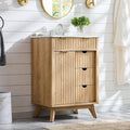 T4TREAM 24" Fluted Bathroom Vanity by T4TREAMFurniture