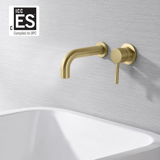 SUMERAIN Wall Mount Bathtub Faucet Tub Filler - Image 2