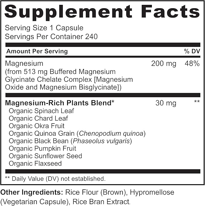 NATURELO Magnesium Glycinate Chelate Complex - Image 3