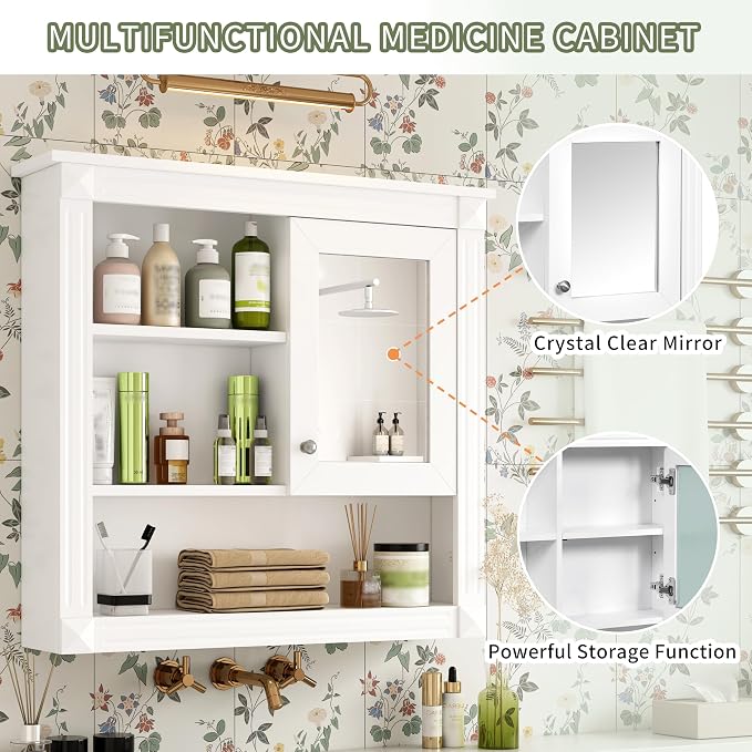 32'' Bathroom Wall Cabinet - Image 4