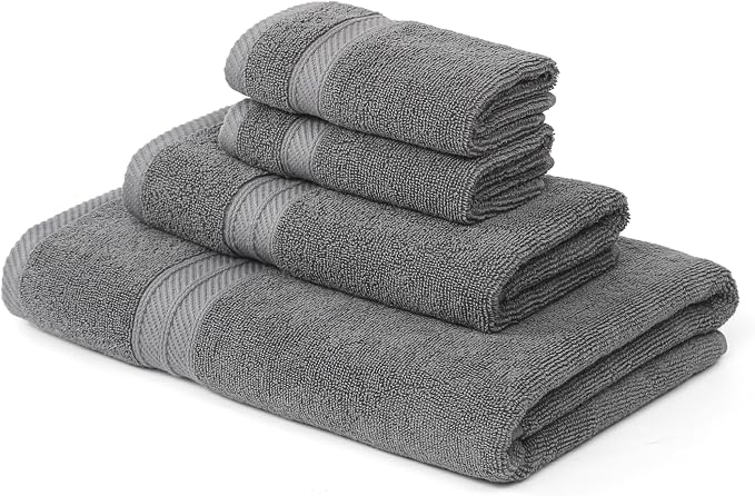 Modern Threads Trefoil Filigree 6-Piece 100% Cotton Towel Set – Reversible Yarn - Image 7