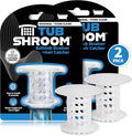 TubShroom Tub Drain Hair Catcher Strainer, 2 Pack, Fits 1.5” – 1.75” Bathtub by TubShroom