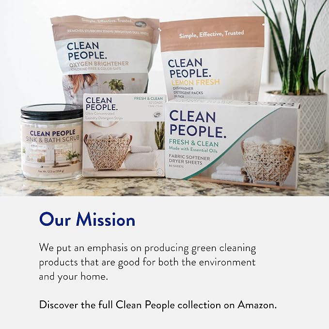 The Clean People Dishwasher Detergent Pods | Cuts Grease and Rinses Sparkling - Image 8
