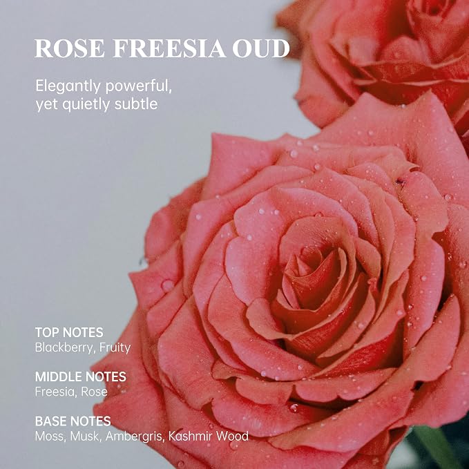 Atom Fresh Fine Fragrance Body Wash – Rose Freesia Oud Scent | Gentle - Image 2