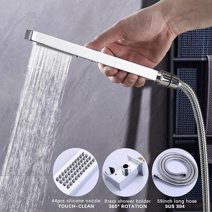 Polished Chrome Shower System - Image 8