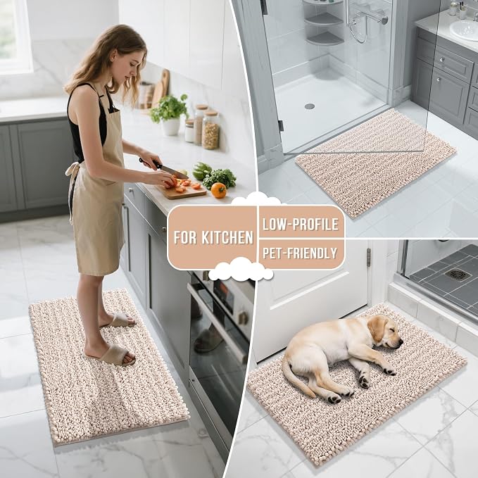 Yimobra Bathroom Rugs Non Slip Washable - Image 7