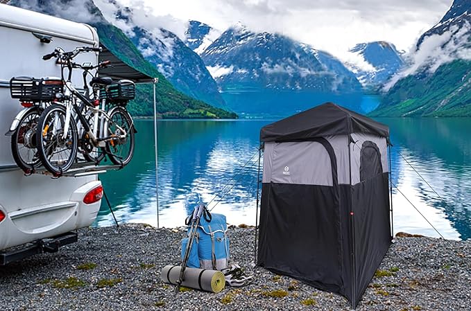 Nice C Camping Shower Tent, Instant Pop Up Privacy Changing Tent, Outdoor - Image 6