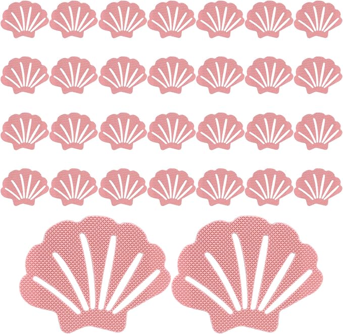 Bathtub Stickers Non Slip, Shell Shaped Tubs Safety Shower Treads, Adhesive - Image 8