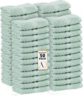 Ample Decor 100% Cotton Washcloths Set of 50 by AmpleDecor