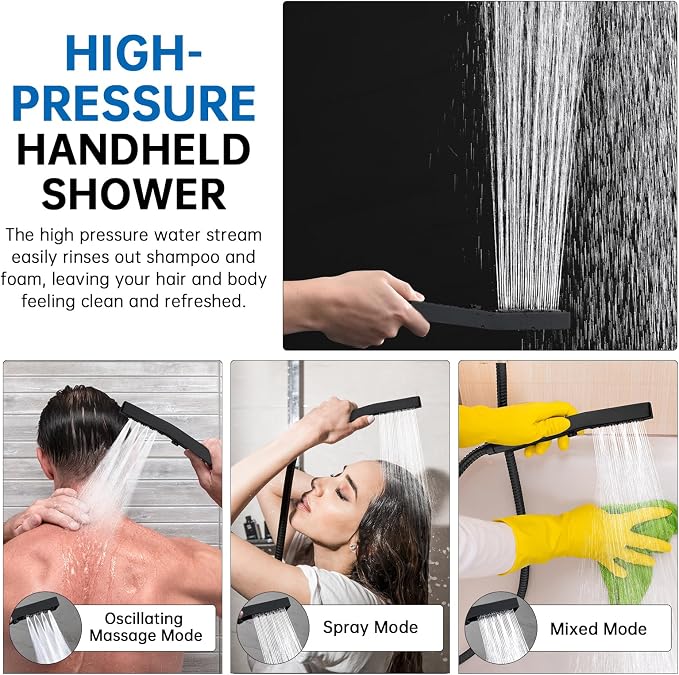 G-Promise All Metal 14 Inch Shower Head - Image 4