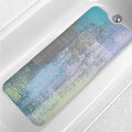 Turquoise Bathtub Mat Non Slip 40x16in Extra Long Anti Slip Bath Mat by Denifeiya