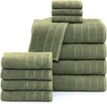 Casa Platino 100% Cotton Premium Bathroom Towel Set by CasaPlatino