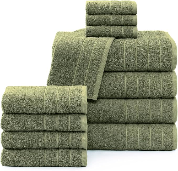 Casa Platino 100% Cotton Premium Bathroom Towel Set by CasaPlatino