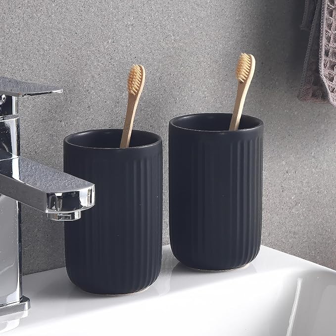 Matte Black Toothbrush Holders for Bathrooms - Image 7