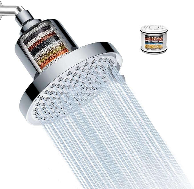 Filtered Shower Head with Filters: Removes Chlorine & Heavy Metals High by SOMDARHK