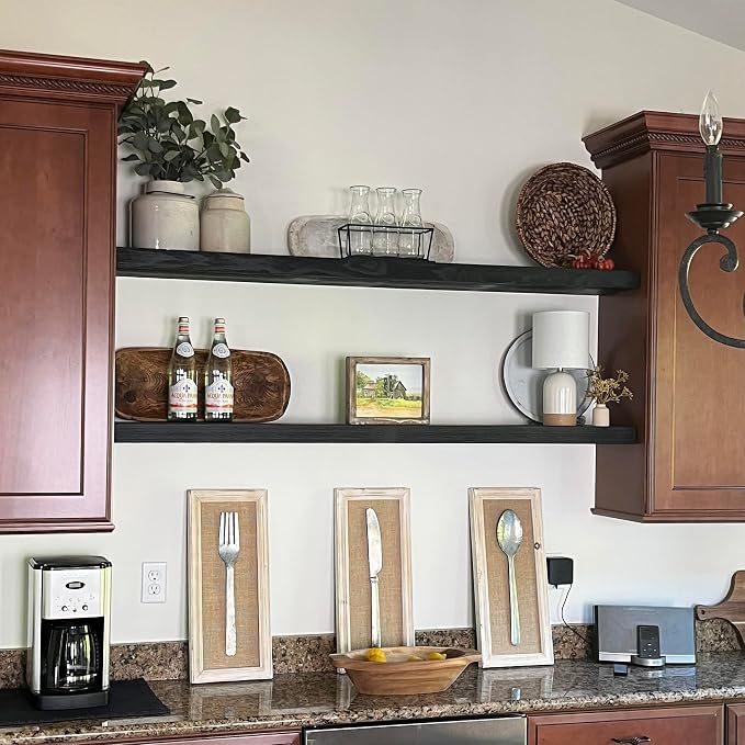 joelsantiques - 60 Inch Wooden Floating Shelves - Image 7