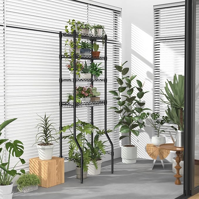EAGMAK 4 Tier Over The Toilet Storage Rack, Bathroom Organizers and Storage - Image 9