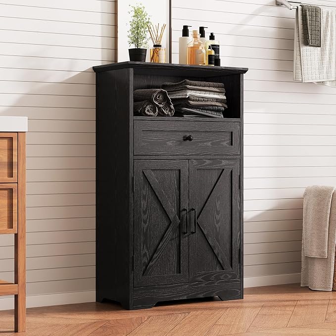 Floor Cabinet, Farmhouse Storage Cabinet by Viroformo
