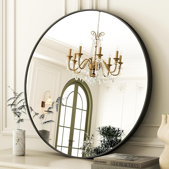 24 Inch Round Bathroom Mirror - Image 7