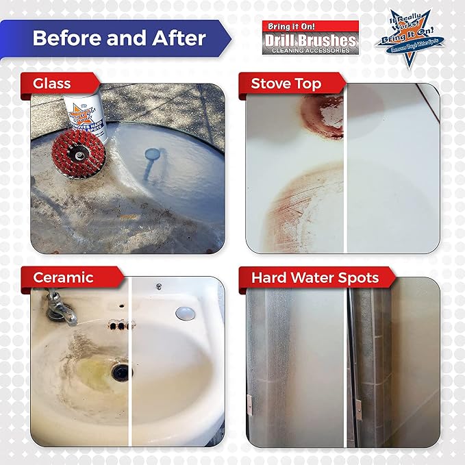 BRING IT ON! CLEANER Hard Water Stain Remover Sealant 16oz, Water Spots on Glass - Image 3