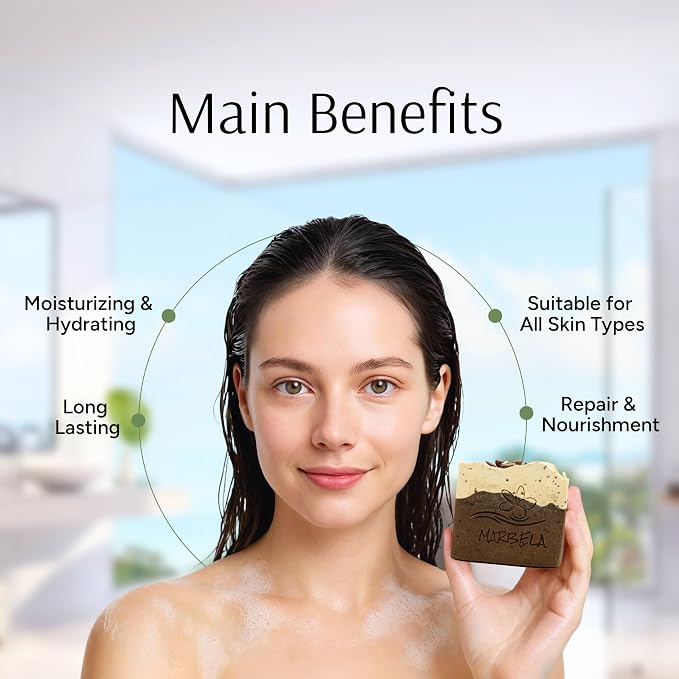 Marbela Cosmetics Cozy Cappuccino Handmade Soap Bar - Image 3