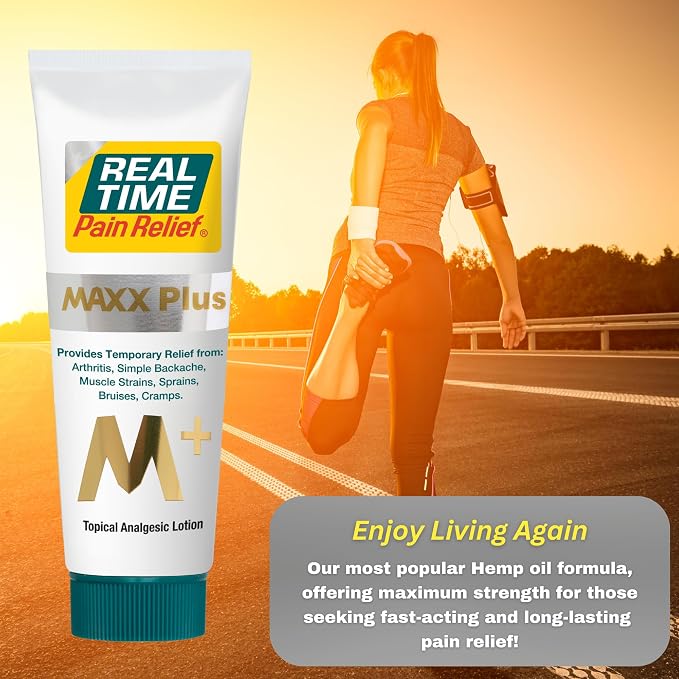 Real Time Pain Relief MAXX Plus - 3oz Tube | Intensive Formula - Image 5