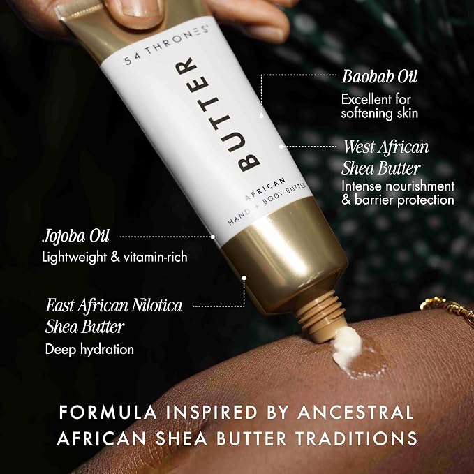 54 Thrones African Beauty Shea Butter, Intensive Dry Skin Support, Moisturizing - Image 2