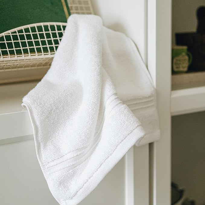 Milara Turkish Super-Plush Bathroom Hand Towels Set 2-Piece | Premium Cotton - Image 4