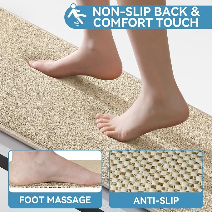 Non Slip Shower Mat Bathtub Mat 20x32 Inch, Quick Dry Bath Mat - Image 4