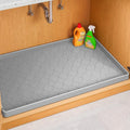 Jin&Bao Waterproof Under Sink Mat 31" x 19", Thick Silicone Mat Cabinet by Jin%26Bao