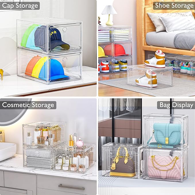 Thicken & Sturdy Clear Shoe Storage Organizer - Image 7