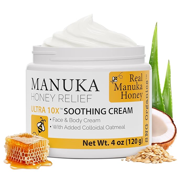 Super Natural Goods Manuka Honey Cream – Hydrating Lotion by SuperNaturalGoods